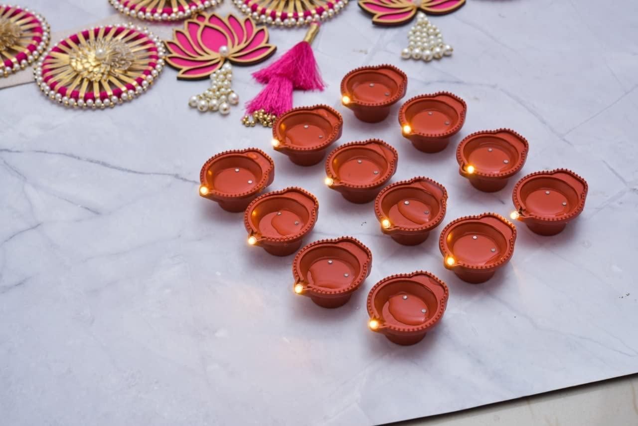 LED Light Water Sensor Diyas Plastic with, Ambient Lights,