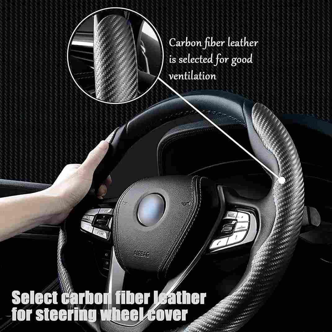 Anti-Slip Car Steering Wheel Cover and Booster